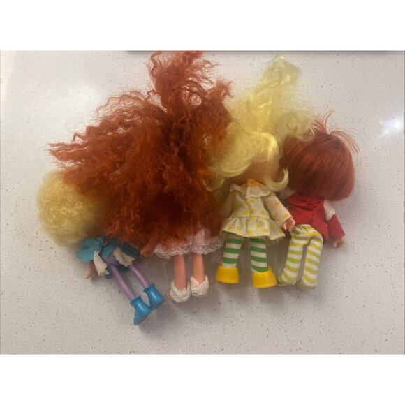 4 x Original 1980’s Strawberry Shortcake And Friends Dolls Lot - Picture 2 of 6